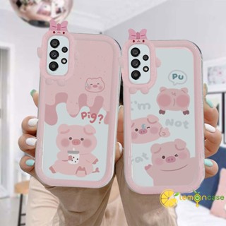 เคสแบบนิ่ม Samsung A13 A23 A32 A52 A12 A03 A51 A22 M22 M32 A04S M23 F23 A03S A50 A02S A20 A50S A30S A52S A30 M12 A125 A13 Life F12 M10S M40S A515F M02S A025 F02S สีชมพูคู่รักการ์ตูนรวมกันฝาปิดเคสอ่อน