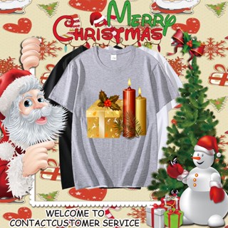 เสื้อผ้าคริสต์มาส เสื้อยืด เสื้อยืดไม่ต้องรีด เสื้อ Christmas เสื้อวันคริสต์มาส เสื้อ merry christmas ปรับแต่งได้ 471