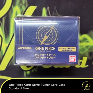 One Piece Card Game [CardCase001-01] One Piece Clear Card Case - Standard Blue