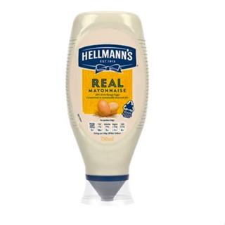 มายองเนส Hellmanns ขวดบีบ 250ml - Hellmanns Real Mayonnaise Sqeeze 250ml