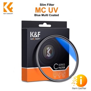 K&amp;F FILTER SLIM MC UV BLUE COATING JAPAN OPTICS 49mm, 52mm, 55mm 58mm, 62mm, 67mm, 72mm, 77mm, 82mm