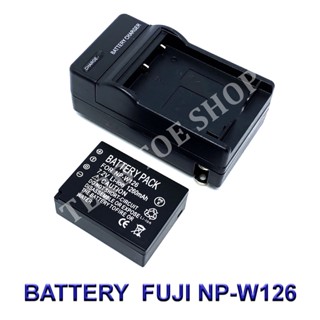 (Set 1+1)NP-W126 / W126 / W126S Battery and Charger For Fujifilm X100F,XA10,XA7,XA5,XA3,XA2,XA1,XE2,XE2S,X-Pro1,X-Pro2,X