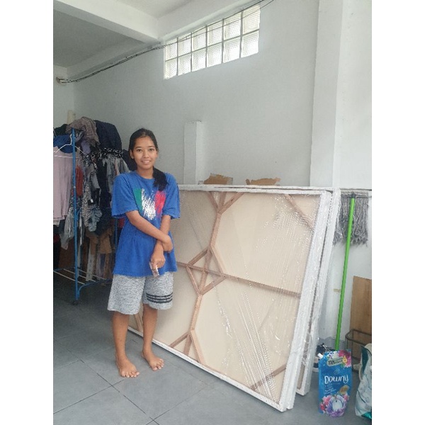 เฟรมผ้าใบ canvas หนา 389 แกรมขนาด 110x110 บาท เคลือบgesso เแล้ว 4 ชั้น เนื้อ เนียน ละเอียด ลงสีได้เลยครับ 750-820