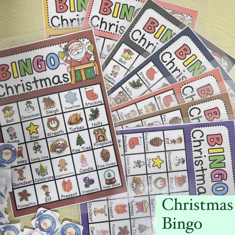 สื่อการสอนภาษาอังกฤษ Bingo Christmas