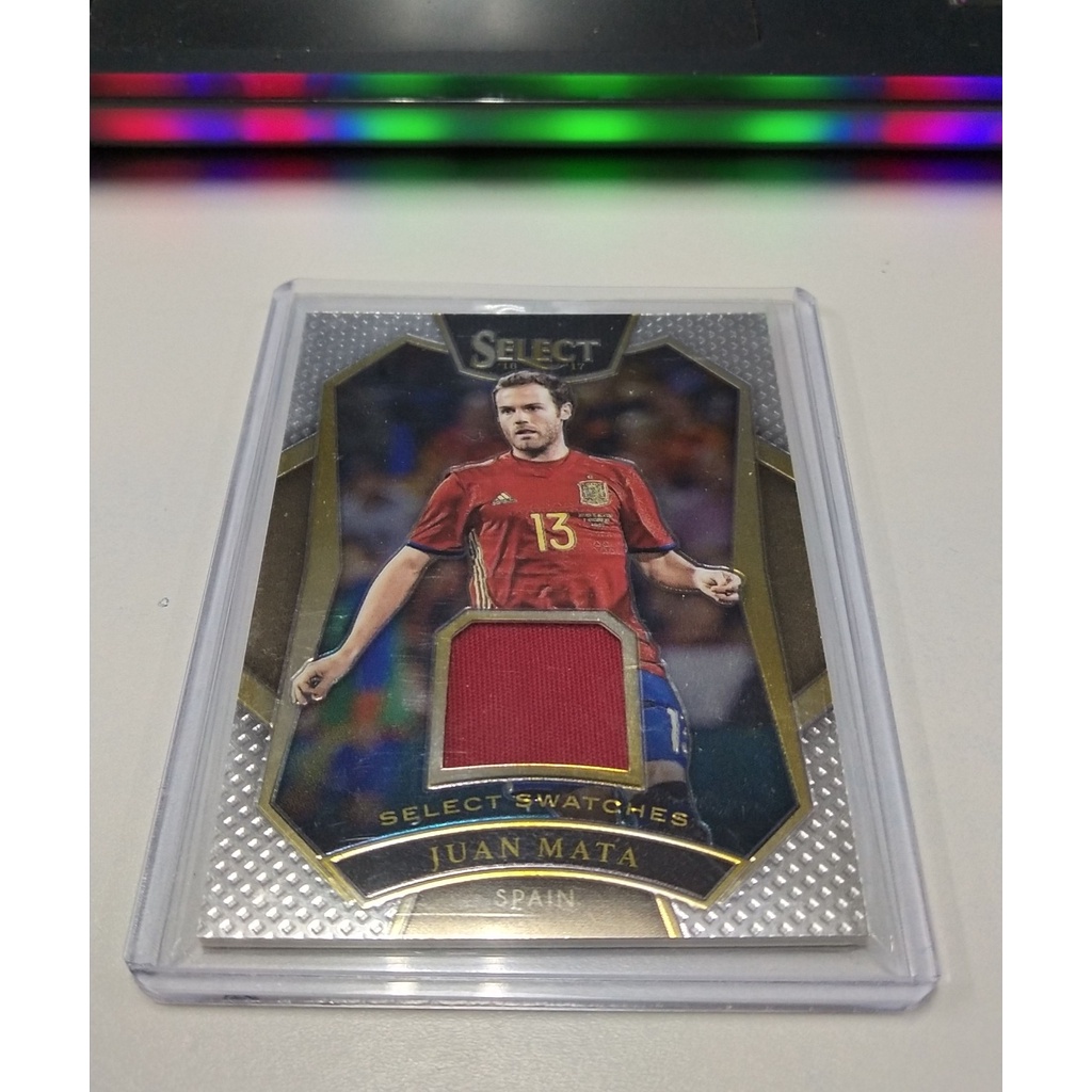 การ์ดฟุตบอล Select Swatches Juan Mata /199