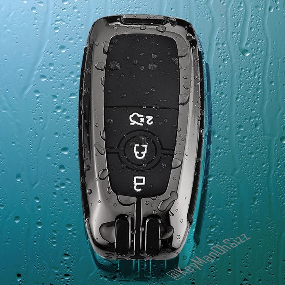 เคสรีโมทรถ Ford Everest Next Gen Hard Case สองชั้น กันกระแทก กันน้ำ เข้ารูปด้วยวัสดุโลหะ ด้านในซิลิโคน Alloy Silicone