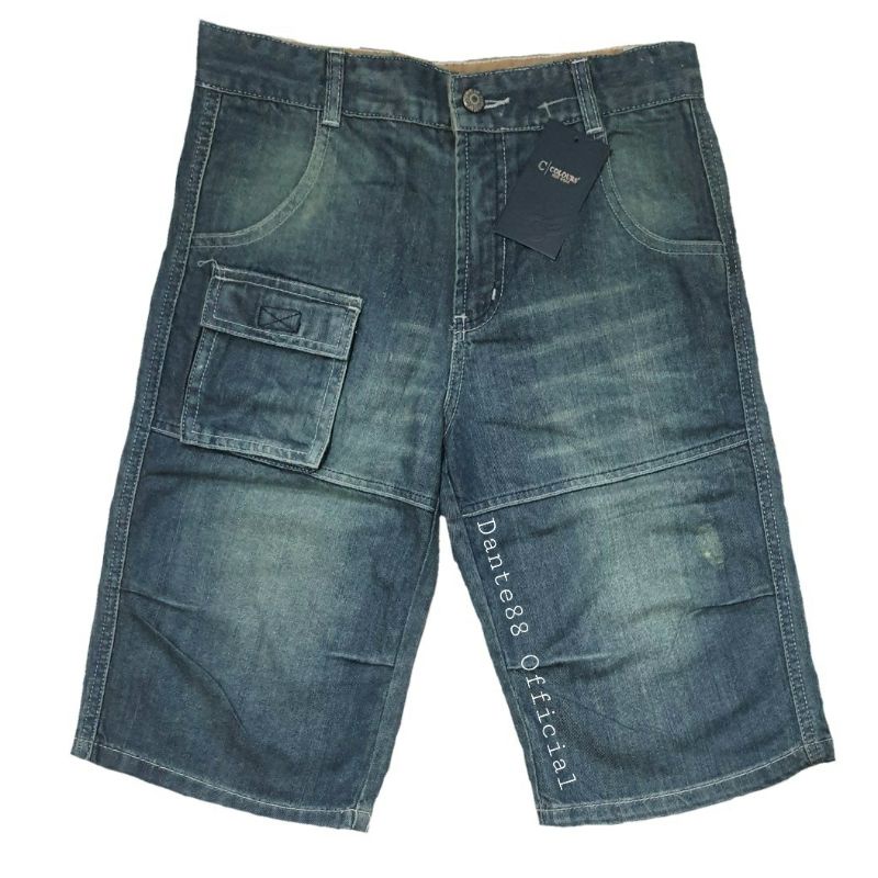 KIDS ICON COLOURS กางเกงยีนส์ขาสั้นสําหรับเด็กผู้ชาย 9-10 ปี Original Mall