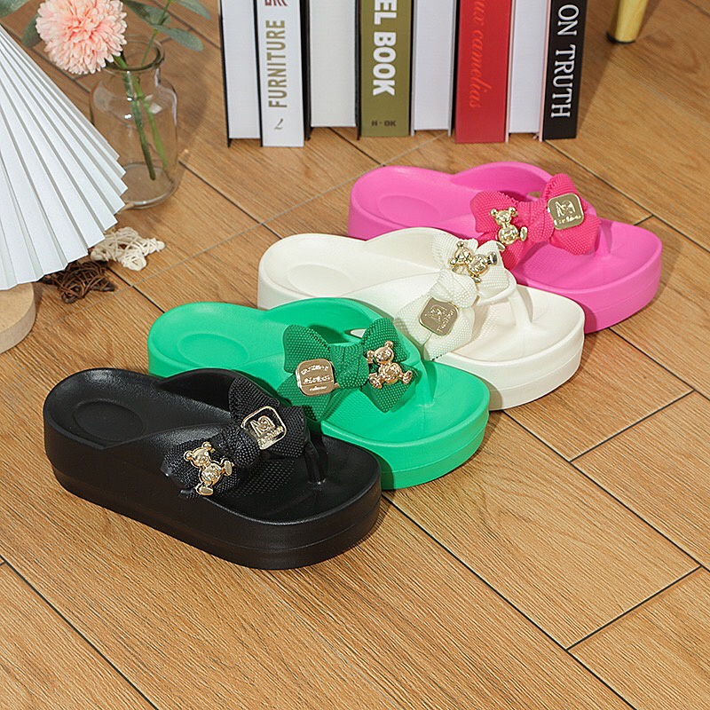 พร้อมส่ง รองเท้าแตะหูคีบ วัสดุยาง EVA แท้ คุณภาพดี พื้นหนา ใส่ลุยน้ำได้ T-399