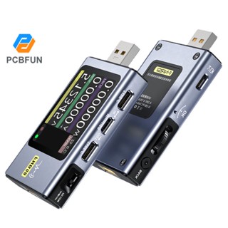 Fnirsi FNB58 เครื่องวัดแรงดันไฟฟ้า USB โวลต์มิเตอร์ แอมมิเตอร์ Type-C ทดสอบการชาร์จอย่างรวดเร็ว