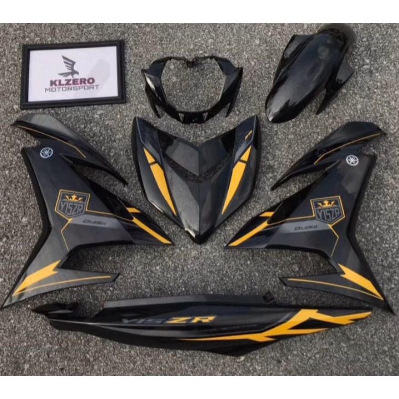 ฝาครอบ Y15 V1/V2 HITAM KUNING BUMBLEBEE CUSTOM 🔥
