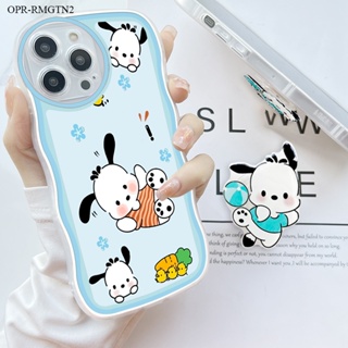 Realme Narzo 50 20 30A 50A 50i Prime GT Neo 3T 2 Pro 5G เคสเรียวมี สำหรับ Case Cartoon Cute Pochacco With Free Holder เคส เคสโทรศัพท์ เคสมือถือ Full Back Cover Soft Cases Shockproof Casing Protective Shell