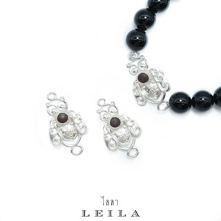 Leila Amulets แมงวันคำ กำไรทอง เนื้อเงิน (พร้อมกำไลหินฟรีตามรูป)