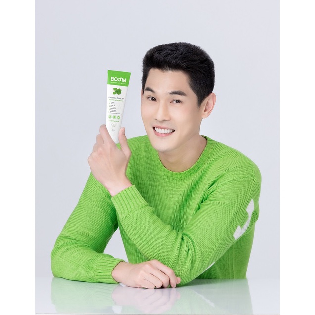 ยาสีฟันสมุนไพรเนื้อเจล Boom