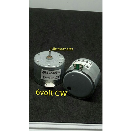 มอเตอร์ DC 6V (2400 RPM) CW / CCW เทป Dynamo 6v cw ccw 2pin