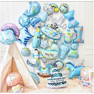 ลูกโป่งอักษร เซ็ทแรกเกิด baby shower ลูกโป่งเปิดตัววันคลอด