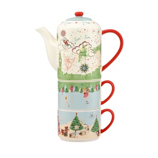 Cath Kidston Boxed Tea For Two Christmas Cream