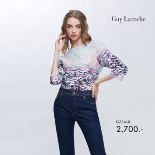 Guy Laroche  เสื้อผู้หญิง  Blouse แขนยาว SPORT LINEN BLO (GZ1ALR)