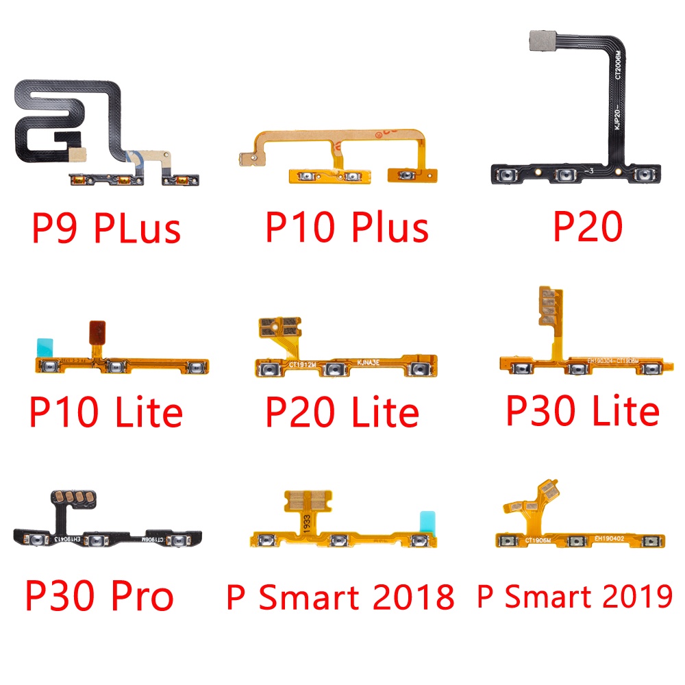 ปุ่มเปิดปิด ปิดเสียง สายแพรปุ่มปรับระดับเสียง สําหรับ HuaWei P30 P20 Pro P10 P9 Plus Lite P Smart 20