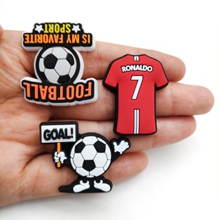 จี้การ์ตูน World Cup Jibitz Jibitz เหมาะกับเด็ก สําหรับตกแต่งรองเท้าฟุตบอล