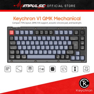 Keychron V1 QMK ลูกบิดคีย์บอร์ด K Pro สวิตช์ เปลี่ยนได้