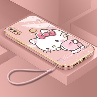 เคสโทรศัพท์มือถือ ลาย Hello Cat น่ารัก สําหรับ Vivo Y85 Z1i Z3X V9 Y85A Z1 Y89 Youth 1723 Pro 1727 1726 1851