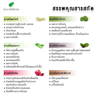 สารสกัดสมุนไพร/วัตถุดิบผลิตเครื่องสำอาง สารสกัดใส่สบู่ ว่านหาง ขมิ้นชัน มะเขือเทศ ทับทิม