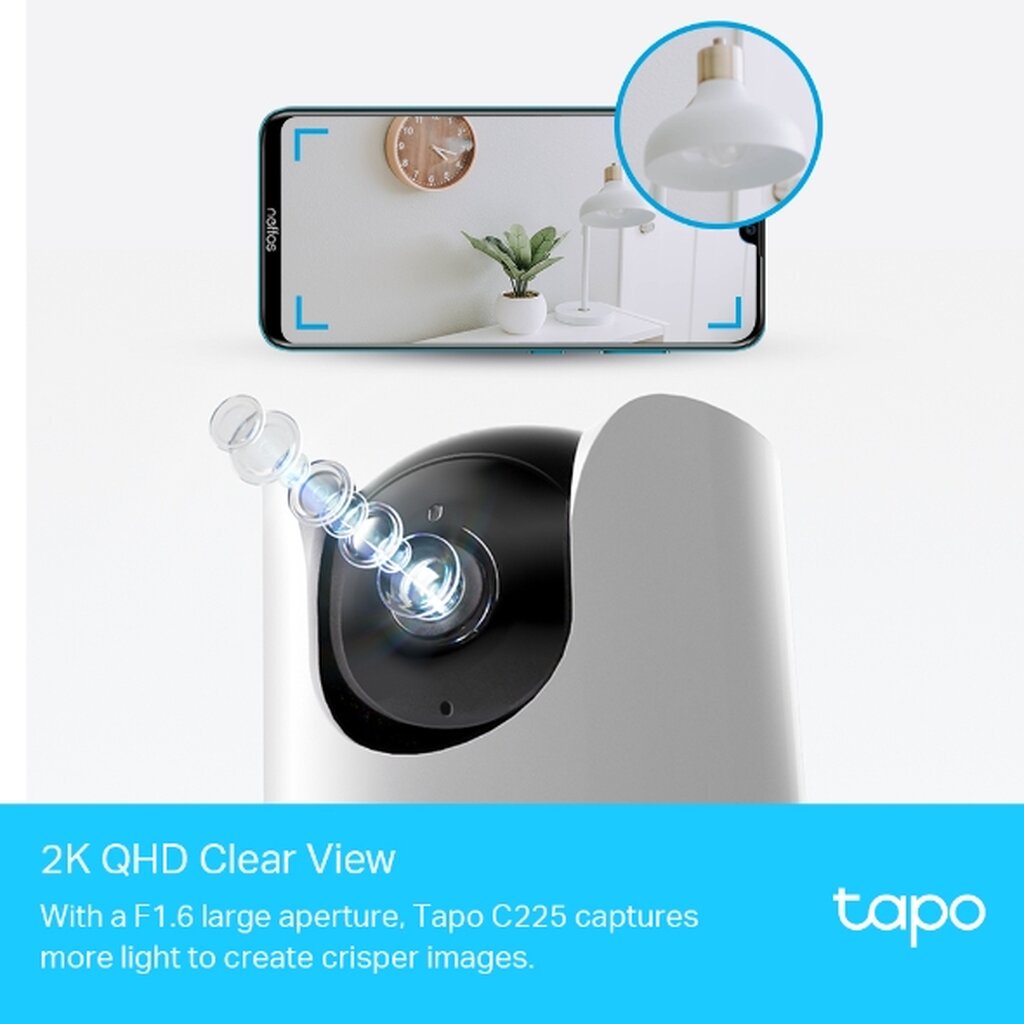 🛵มีส่งด่วน💨  TP-LINK TAPO C225 PAN TILT Home Security WiFi Camera กล้องวงจรปิดภายใน รับประกัน 2 ปี