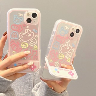 เคสซิลิโคนนิ่ม ลายการ์ตูนเด็กผู้หญิง สีชมพู สําหรับ iPhone 15 Pro Max 15 Plus 14Pro 14ProMax 11 12 13 Pro Max mini X XS Max XR 7 8 Plus SE