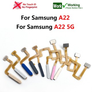 ใหม่สําหรับ Samsung A22 4G 5G ไม่มีเซ็นเซอร์ลายนิ้วมือ HPowe…