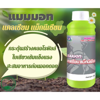 💥 แมมมอท แคลเซียม แม็กนีเซียม 💥 ธาตุอาหารรองที่จำเป็นสำหรับพืช ทำให้พืชแข็งแรง สามารถใช้ได้ในทุกพืช ขนาด 1 ลิตร 🍀