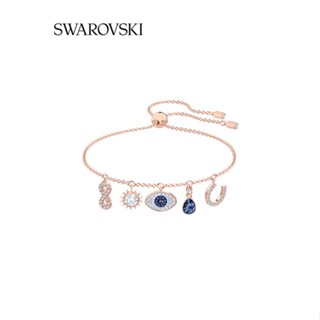 [ของแท้ พร้อมส่ง] Swarovski Eye of Devil SYMBOL สร้อยข้อมือ เครื่องประดับ สําหรับผู้หญิง