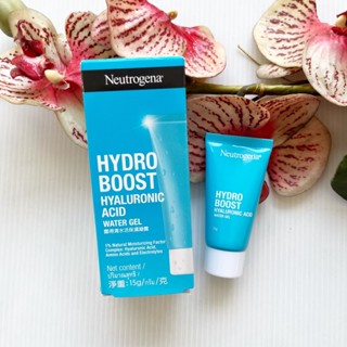 15 g. ผลิต 08/22 Neutrogena Hydro Boost Hyaluronic Acid Water Gel นูโทรจีน่า ไฮโดร บูสต์ ไฮยาลูโรนิค แอซิด