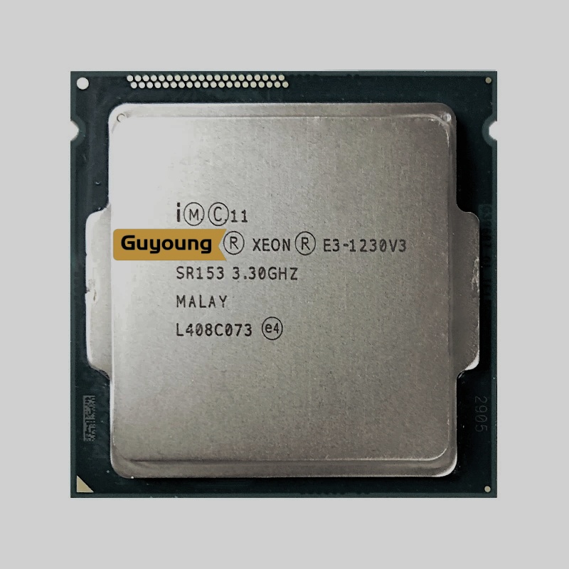 Xeon E3-1230 v3 E3 1230 v3 E3 1230v3 3.3 GHz Quad-Core แปดเธรด CPU โปรเซสเซอร์ 8M 80W LGA 1150