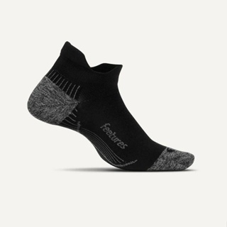 SPORT TRITON FEETURES PLANTAR FASCIITIS RELIEF LIGHT CUSHION QUARTER BLACK - ถุงเท้าออกกำลังกายกันแผลพุพอง