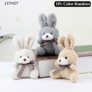 ZTD 11CM Cute Rabbit Bow Plush Stuffed Doll Tie Bunny Soft Pillow Plush Toy Kid Gift 13TH