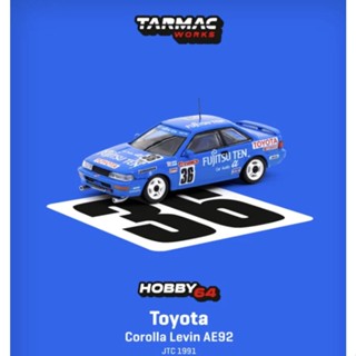 Tarmac Works 1/64 HOBBY64 Toyota Corolla Levin AE92 JTC 1991