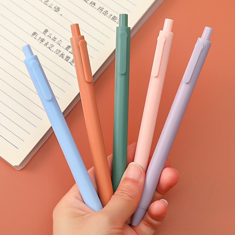 ปากกาหมึกเจลแบบพับเก ็ บได ้ 0.5 มม.Fine Point Quick Dry ปากกาหมึกสีดําสําหรับเขียน Journaling Drawing Doodling และ Notetaking