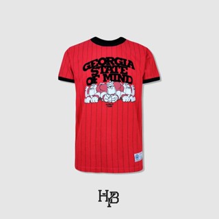 Hybrid T-shirt Men ไฮบริดเสื้อยืดผู้ชายแขนสั้น สีแดง(RED)MTS-1328-RD