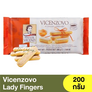 มาทิลเด วิเชนซี วิเชนโซโว เลดี้ ฟิงเกอร์ส 200 กรัม Matilde Vicenzi Vicenzovo Lady Fingers 200g. / บิสกิตแท่ง