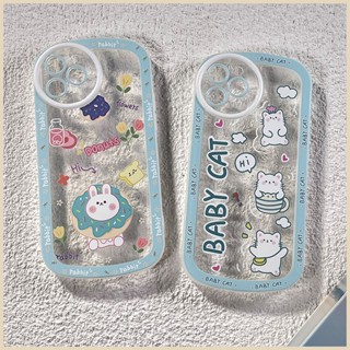 FOR SAMSUNG A54 A34 A24 A14 A10 A20 A30 A30S A50 A50S A01 CORE A7 2018 J7 J2 PRIME cat oval soft case