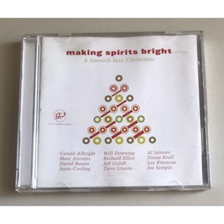 ซีดีเพลง ของแท้ ลิขสิทธิ์ มือ 2 สภาพดี...ราคา 199 บาท รวมศิลปิน อัลบั้ม “Making Spirits Bright:A Smooth Jazz Christmas”