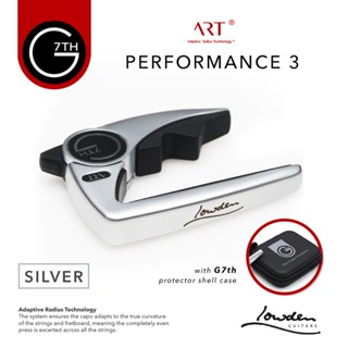 Lowden x G7th Performance 3 ART Capo Silver With Zip Case คาโป้ คาโป้กีตาร์