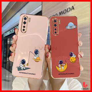 เคส OPPO A91 A93 A94 A92 A95 A96 A74 4G A76 A9 2020 A5 2020 Astronaut Soft Case 2B-XQ