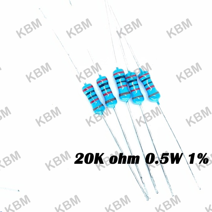 Resistor ตัวต้านทาน 20Kohm 0.25W 0.5W 1W 2W 5W 10W SMD