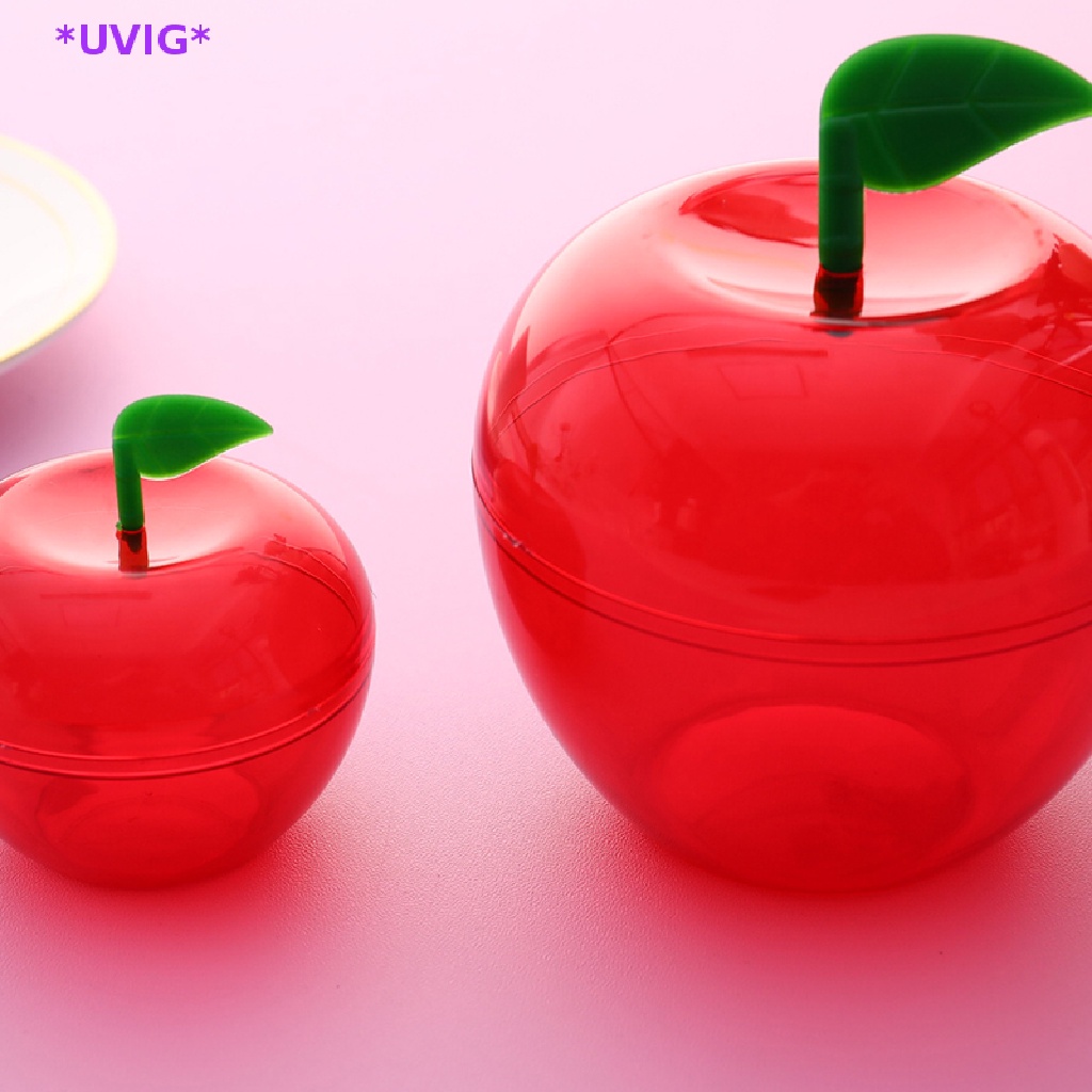 Uvig> ใหม่ กล่องบรรจุภัณฑ์ รูปแอปเปิ้ล สําหรับใส่ช็อคโกแลต ลูกอม เหมาะกับงานแต่งงาน