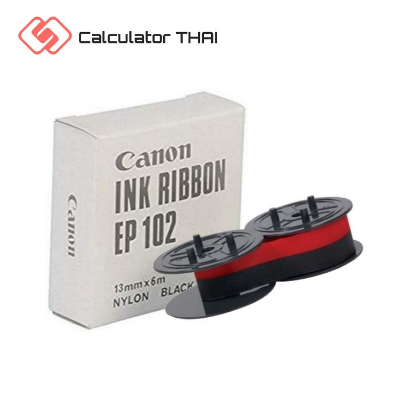 ผ้าหมึกเครื่องคิดเลข Canon​ EP-102Ink ribbon for* MP1211-LTSC
* MP1411-LTSC
*ผ้าหมึกริบบอน สีดำ/แดง