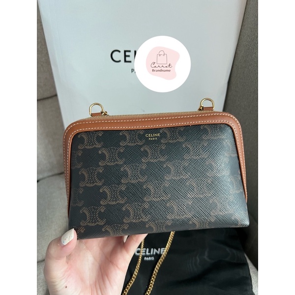 🌟Used like new Celine clutch with chain Y.22+Fullset shop🇹🇭