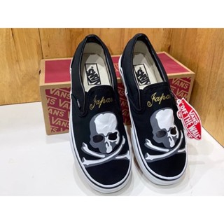 🛒Vans slip on ☠️สีดำ(A)พร้อมกล่อง🛍sz.37-44