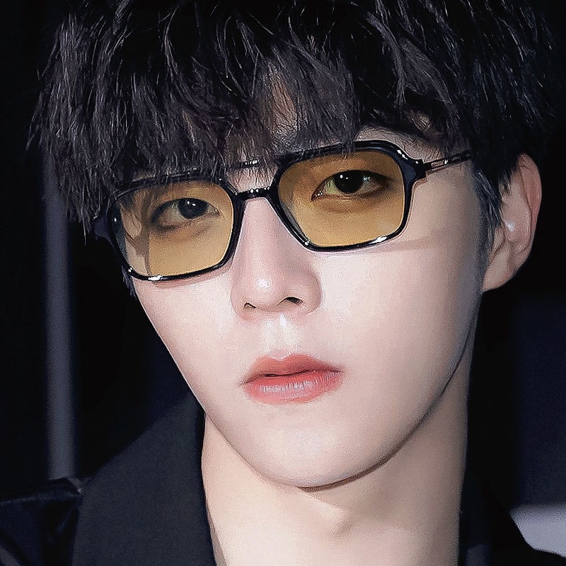 แว่นตากันแดด กรอบโลหะ ทรงสี่เหลี่ยม ขนาดเล็ก หลากสี สไตล์เกาหลี สําหรับผู้ชาย และผู้หญิง