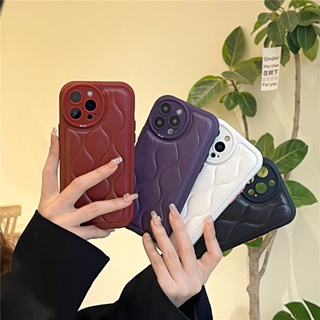 เคสโทรศัพท์มือถือหนัง TPU แบบนิ่ม สามมิติ สําหรับ iphone 14 Pro Max 13 Pro Max 12 Pro Max